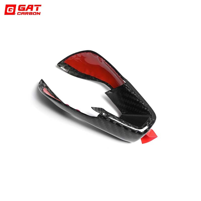 Carbon Gear Shift Cover - installed