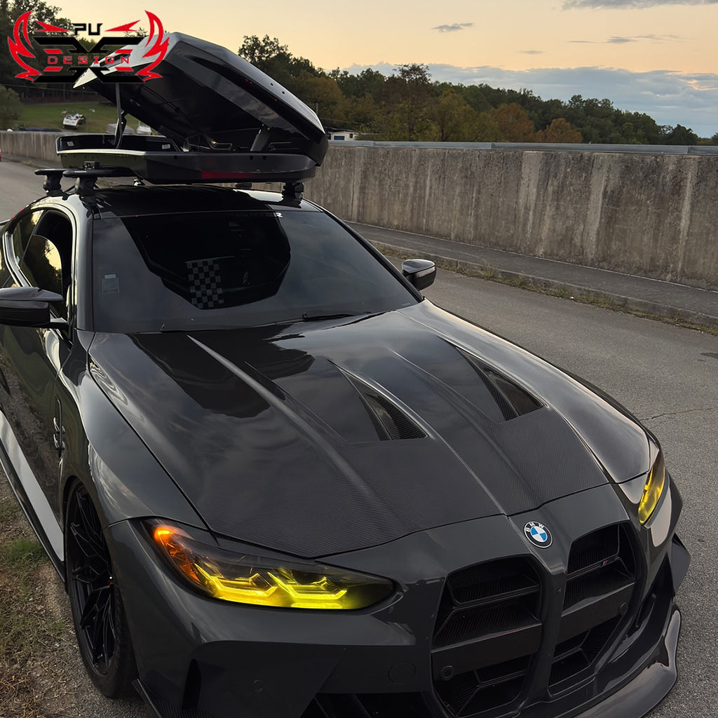 M-Style Carbon Hood - installed
