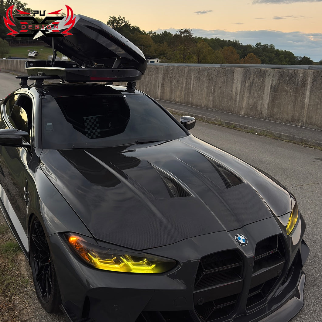 M-Style Carbon Hood - installed