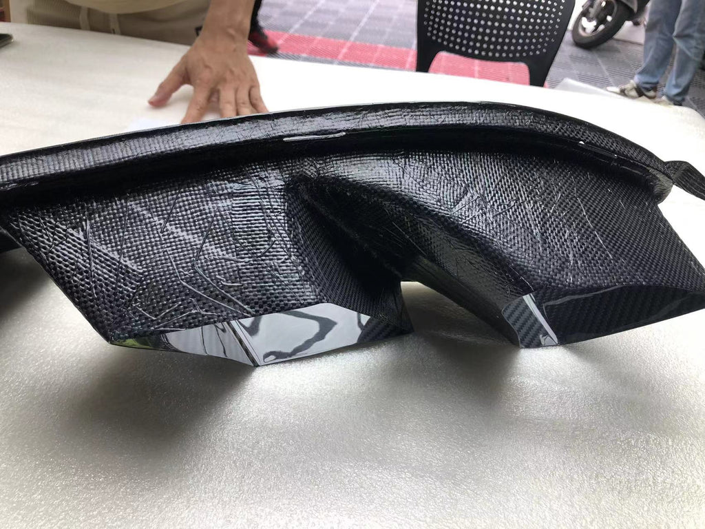 Dry Carbon Brake Air Duct - installed