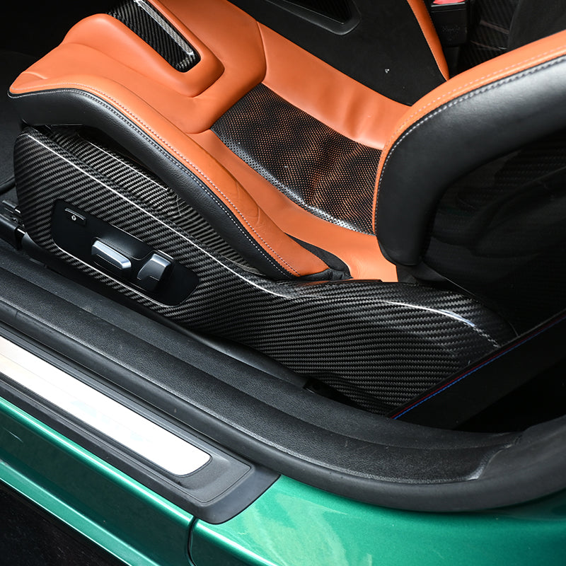 Dry Carbon Seat Side Panel - installed