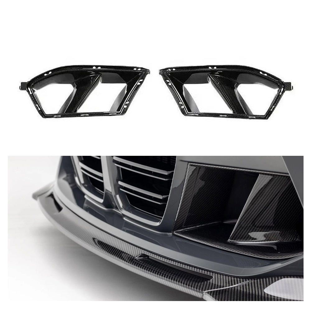 Dry Carbon Front Brake Air Duct Plates G80 M3 G82 M4 - main