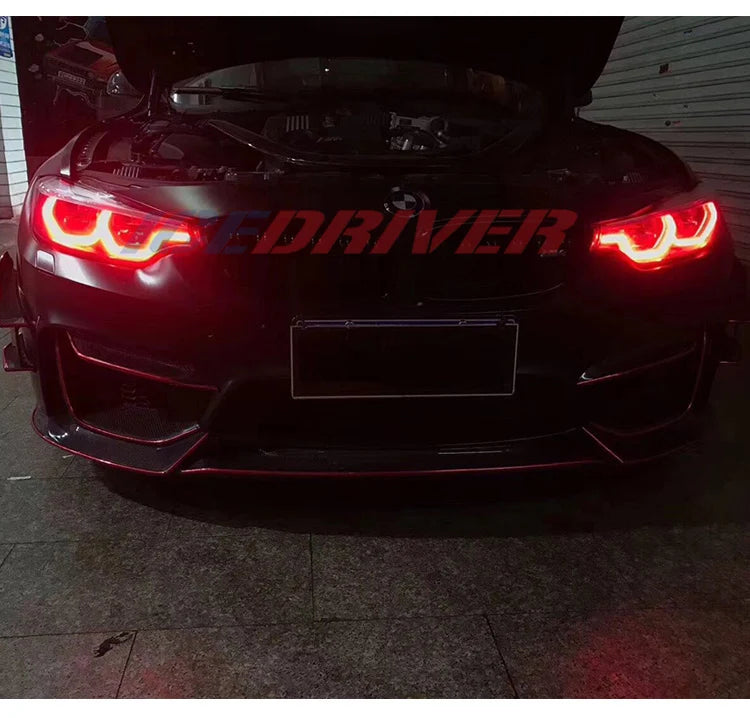 Sequential LED Headlights with Demon Eyes RGB F80 M3 F82 M4