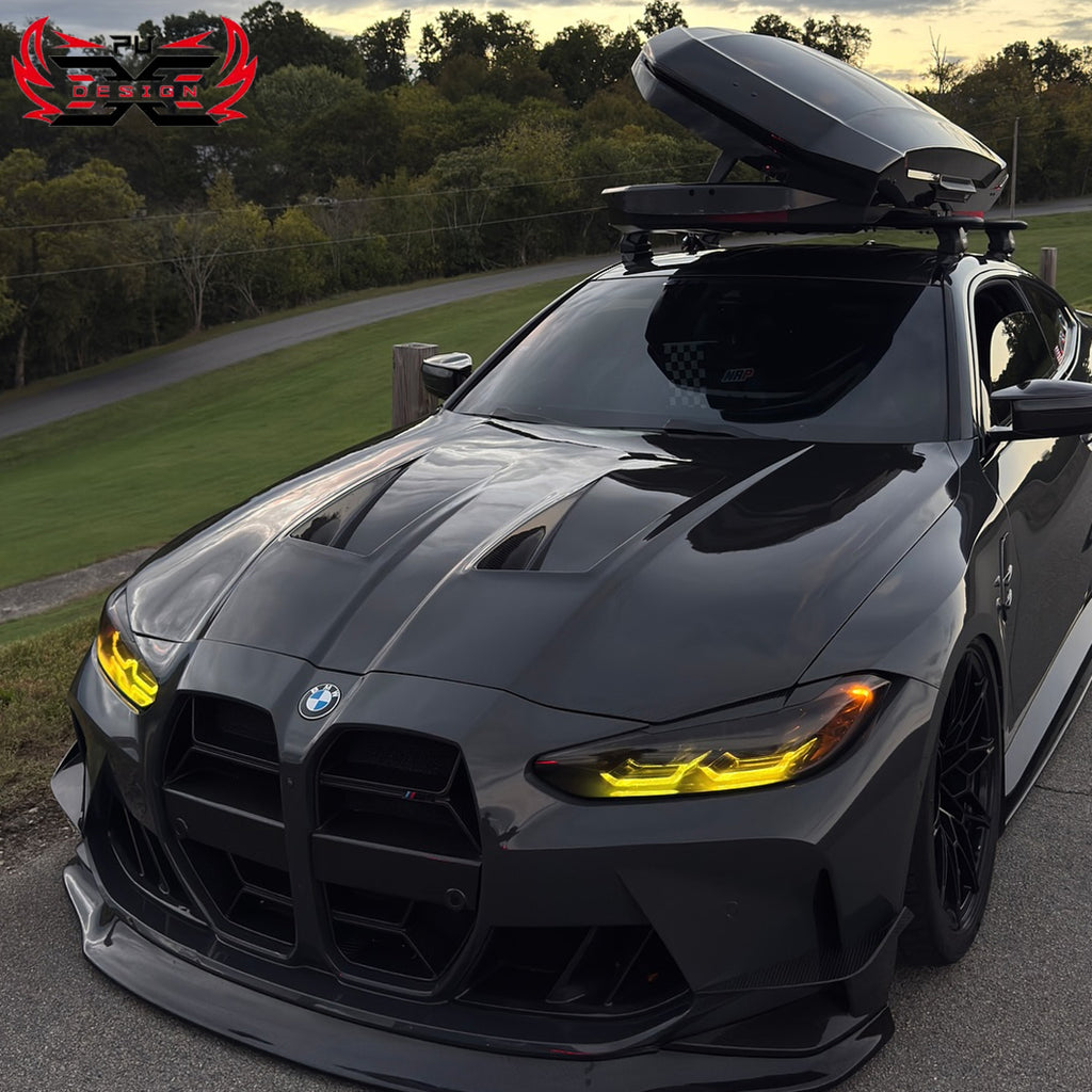 M-Style Carbon Hood - detail view