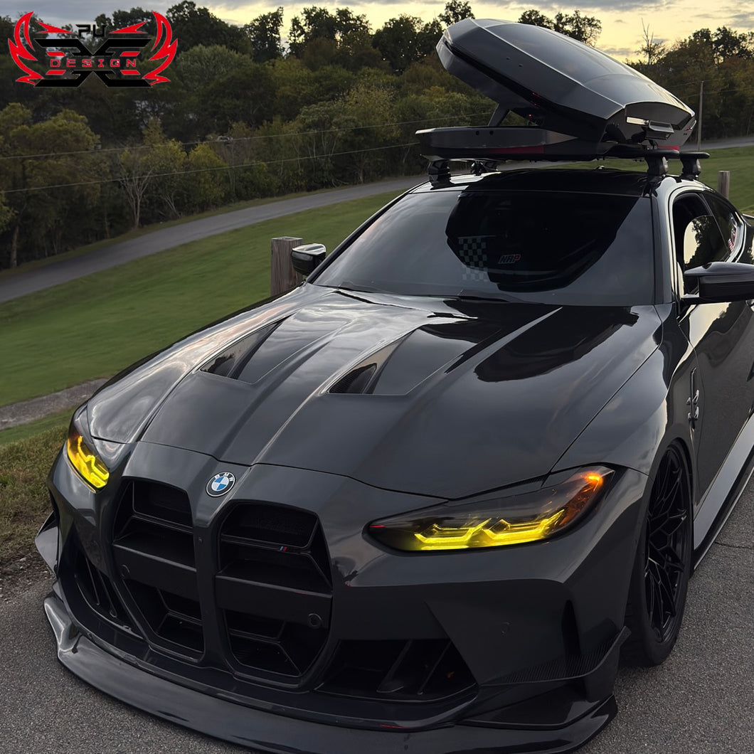 M-Style Carbon Hood - detail view