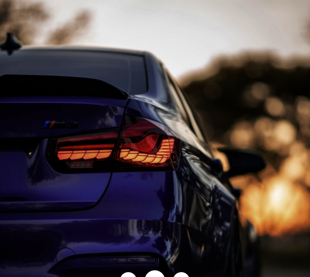 Smoked LED taillights F8x rear view